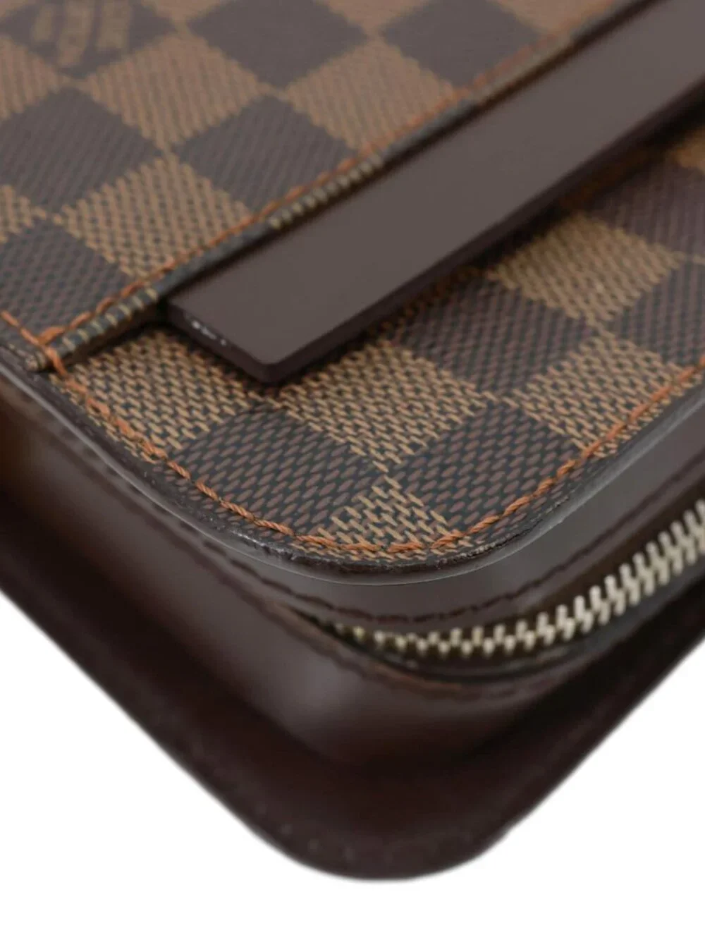 Louis Vuitton  Saint Louis Damier Ebene Pochette Clutch Bag Brown